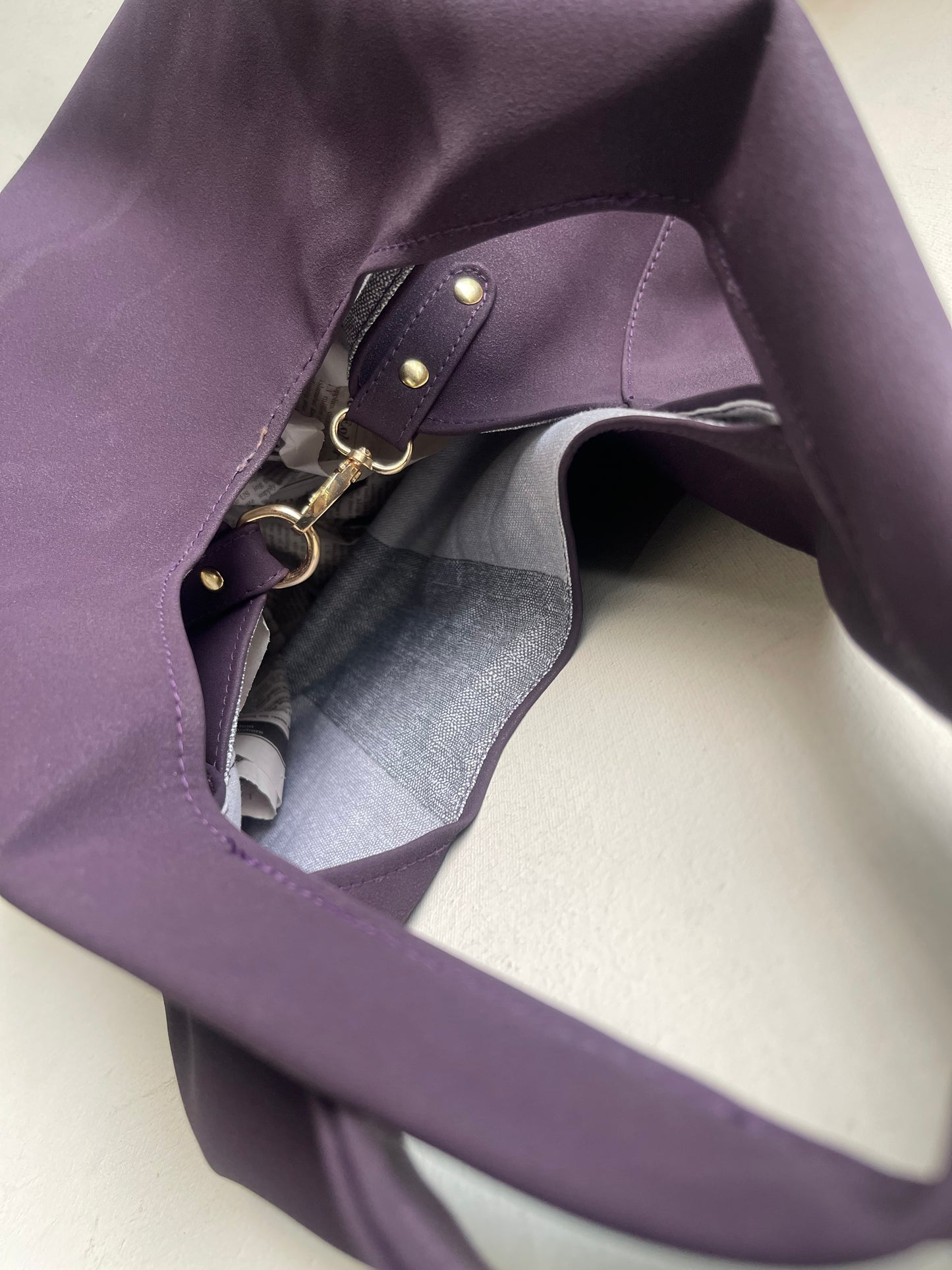 Mockingjay Slouchy Tote - Suede
