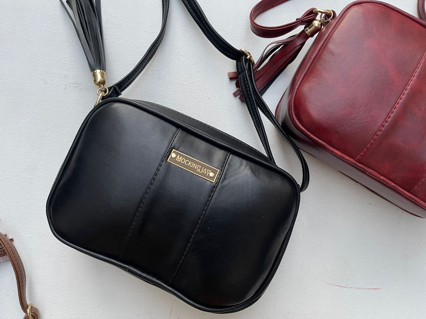 Double Zipped Crossbody Bag