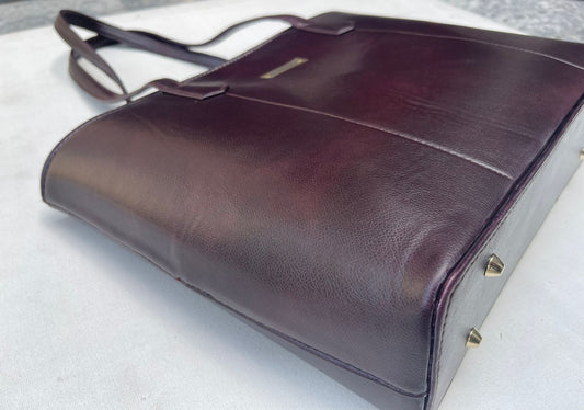 Block Totes - Burgundy