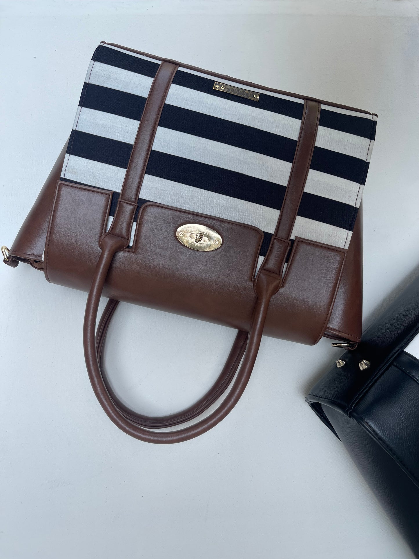 Striped Tote