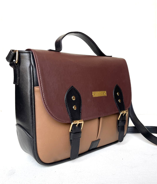 Satchel Bags - Colourblock