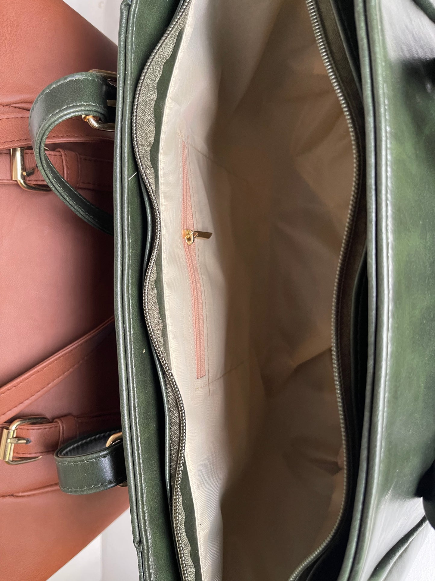 Oversized Tote Bag - Green