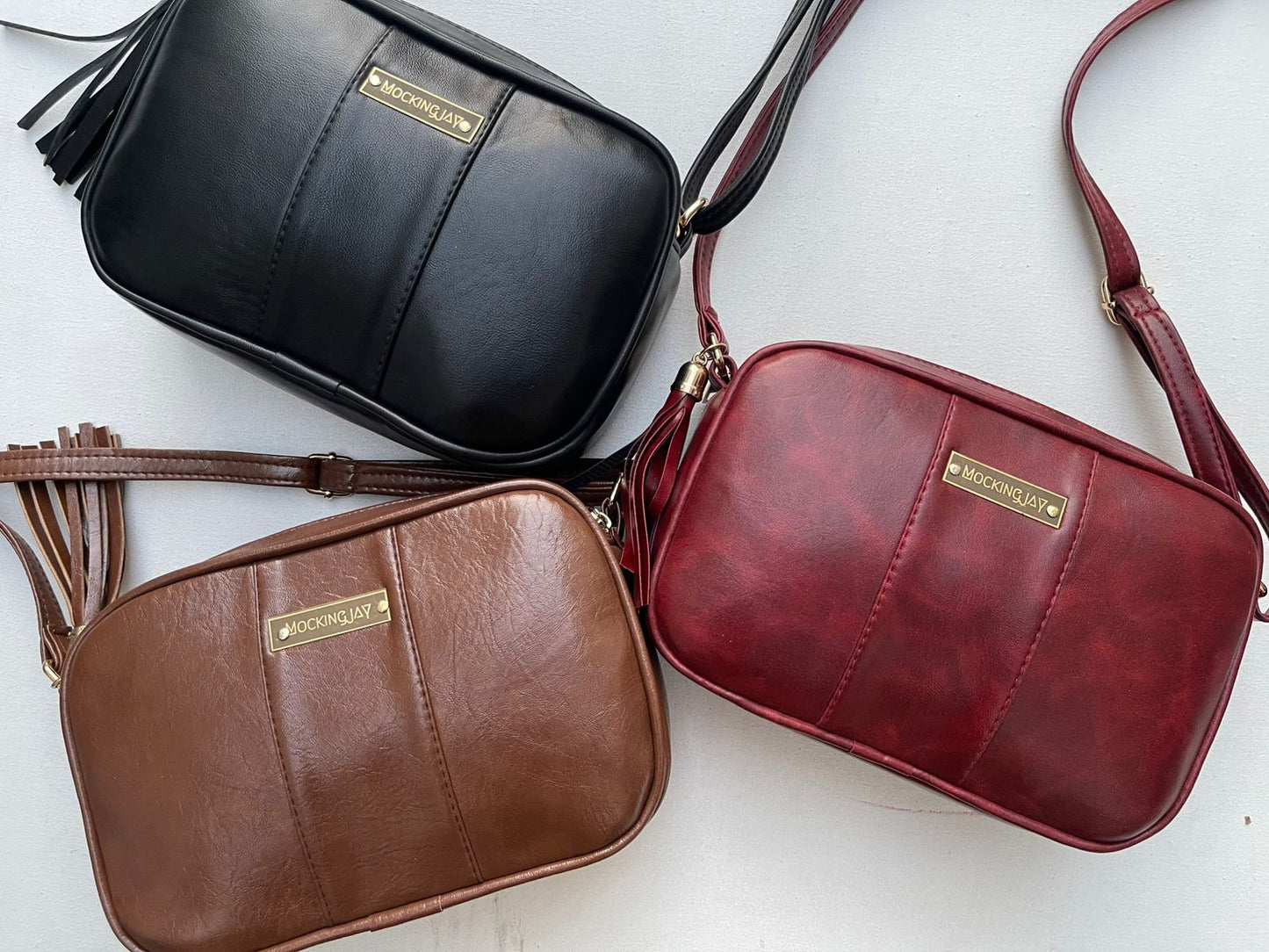Double Zipped Crossbody Bag