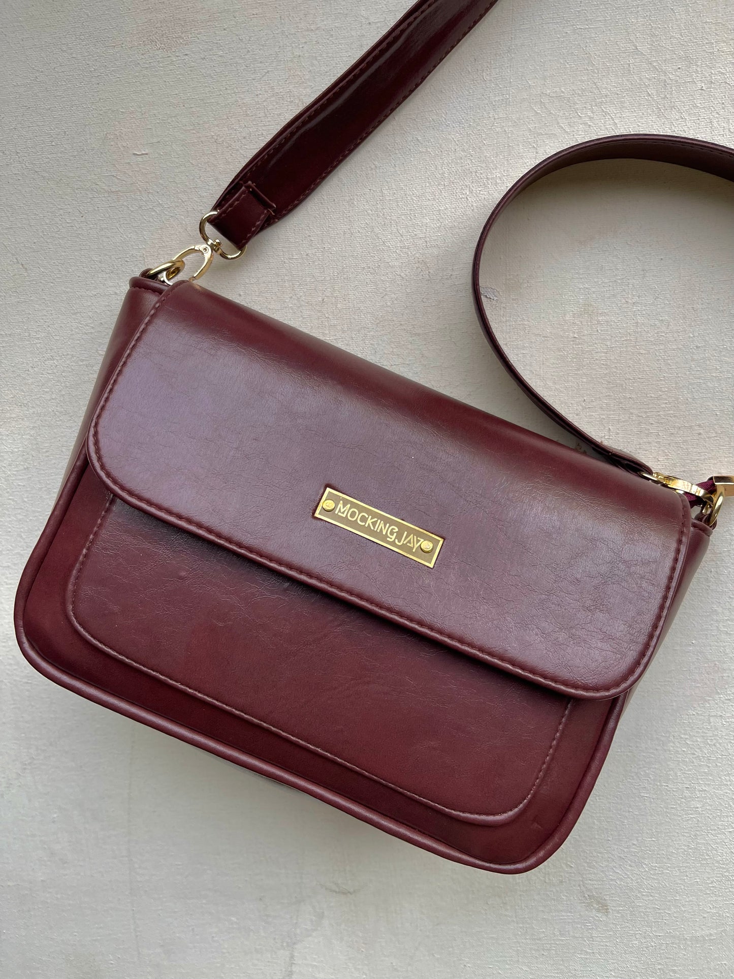 Mahogany Brown Top Flap