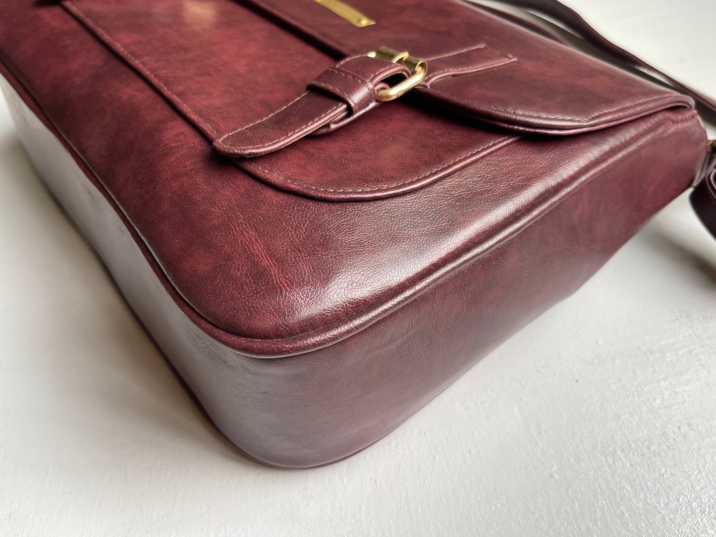 Large Satchel - Burgundy