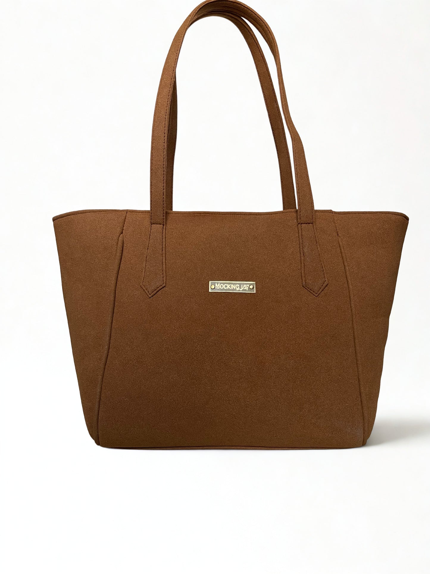 Suede Tote Bag - Terracotta