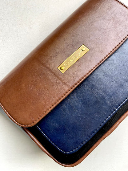 Colourblock Crossbody Navy