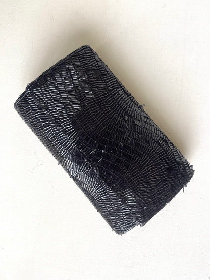 Bugle Beaded Clutch