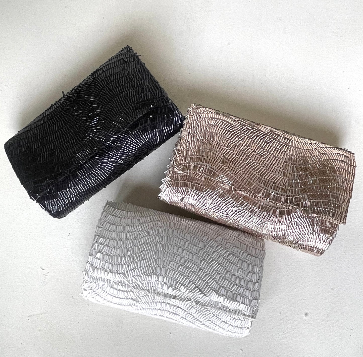 Bugle Beaded Clutch
