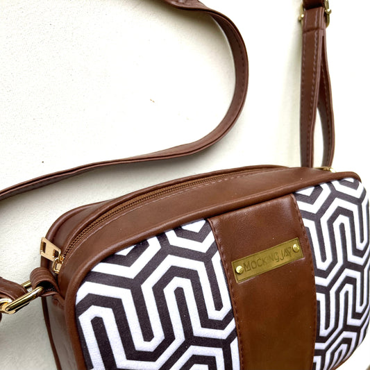 Maze Tasseled Crossbody Bag