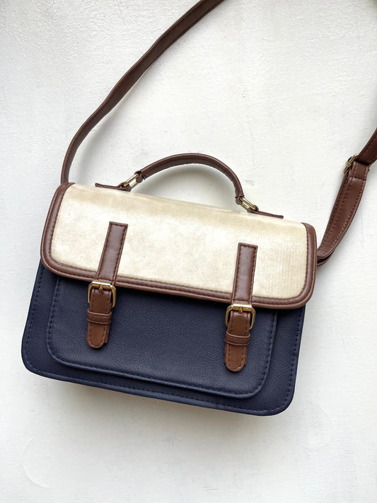 Mini Satchel - Navy