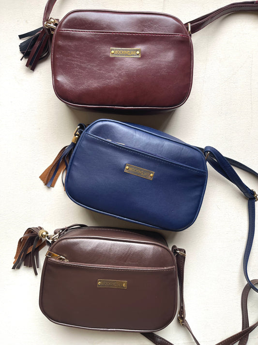 Front Pocket Crossbody Bag - Solid