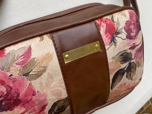 Heirloom Rose Tasseled Crossbody Bag