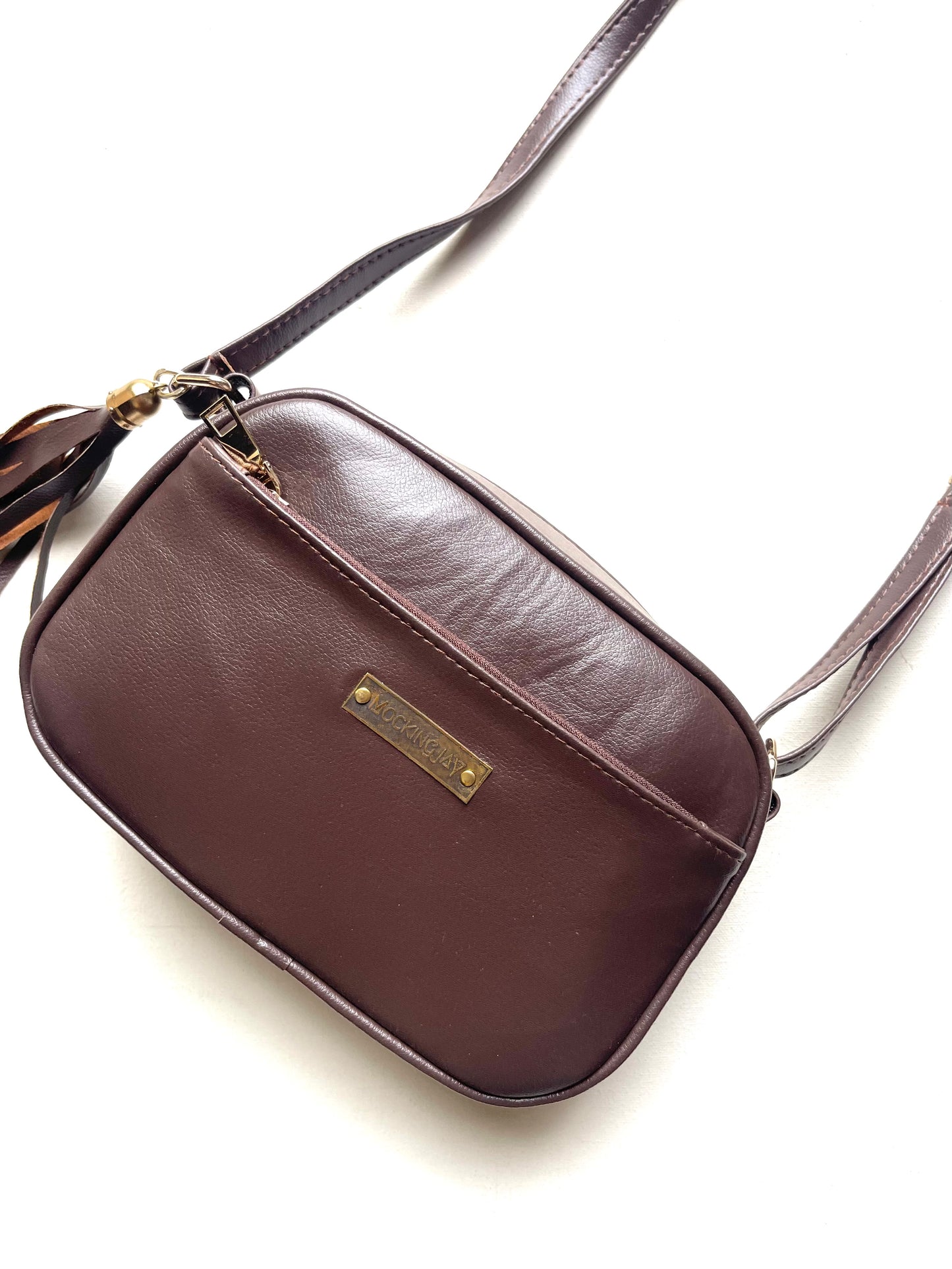 Front Pocket Crossbody Bag - Solid