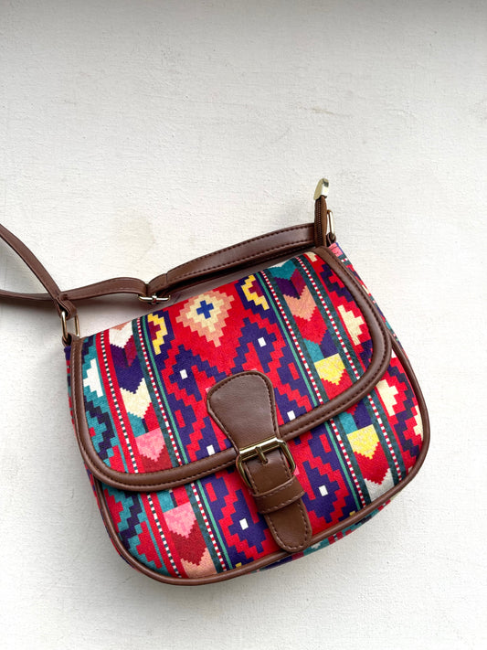 Ikat Saddlebag