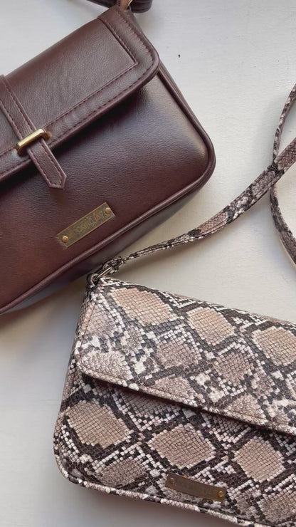 Autumn Crossbody Bag - Snakeskin