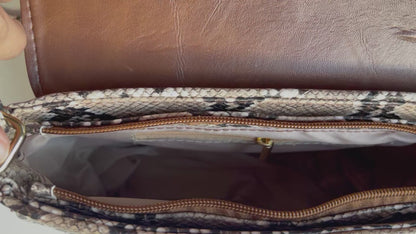 Autumn Crossbody Bag - Snakeskin